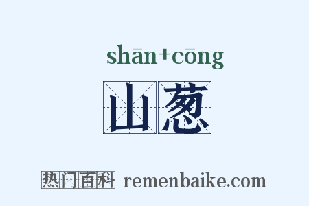 山葱是什么意思的图片